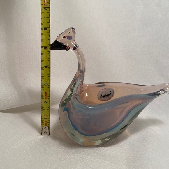 Vintage Murano Glass Duck Bowl – Hand-Blown Venetian Art Glass Italy - Picture 14 of 15